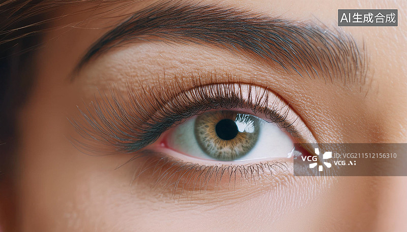 【AI数字艺术】人眼特写，眼睛图片素材
