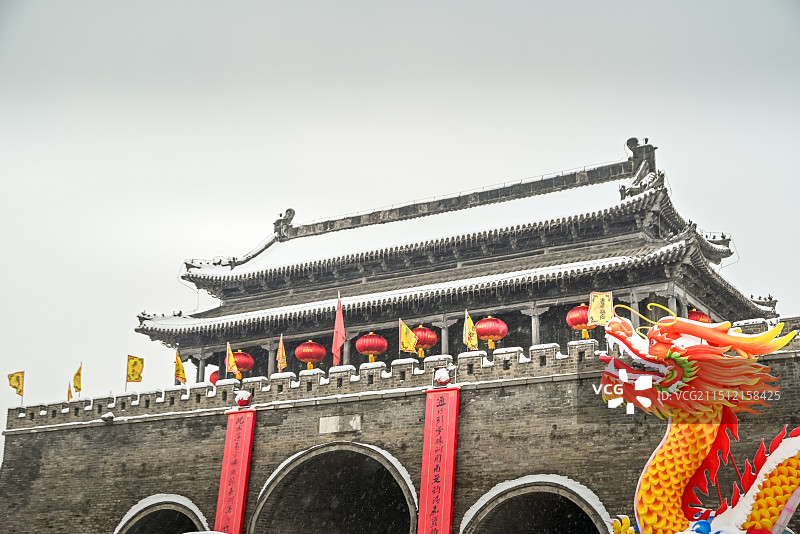 淮南寿县古城图片素材