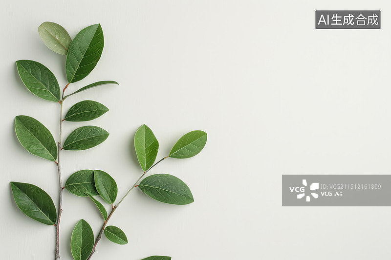 【AI数字艺术】植物叶子图案图片素材