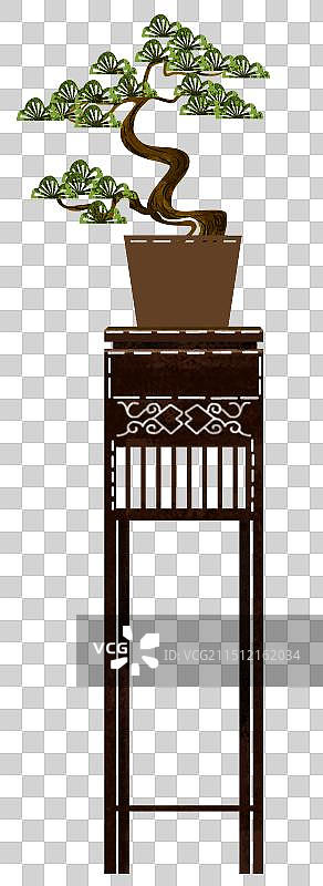 中国风新中式古风古典传统文化中式家具家居装修摆设摆件高雅别致资讯插画图片素材