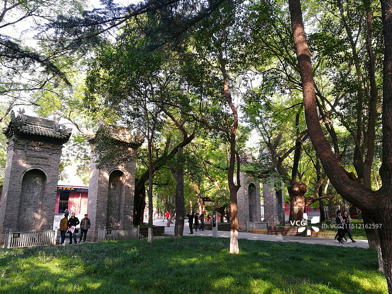 陕西西安荐福寺小雁塔图片素材