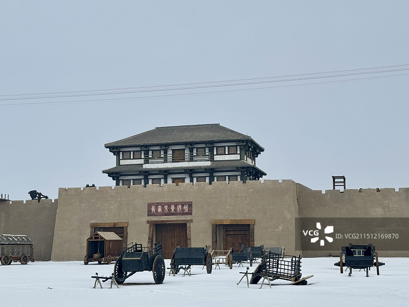 克拉玛依乌尔禾影视城（大秦帝国影视城）图片素材