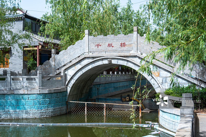 泰安肥城春秋古镇景区图片素材