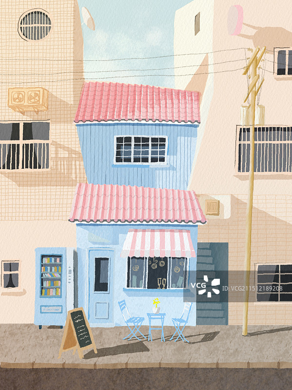 清新小店图片素材