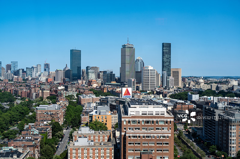 波士顿俯瞰景图片素材