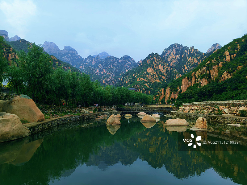 秦皇岛抚宁区冰塘峪长城风情大峡谷景区图片素材