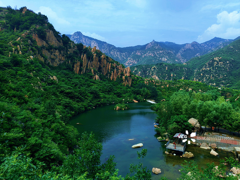 秦皇岛抚宁区冰塘峪长城风情大峡谷景区图片素材