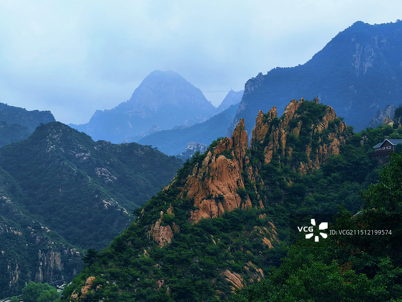 秦皇岛抚宁区冰塘峪长城风情大峡谷景区图片素材
