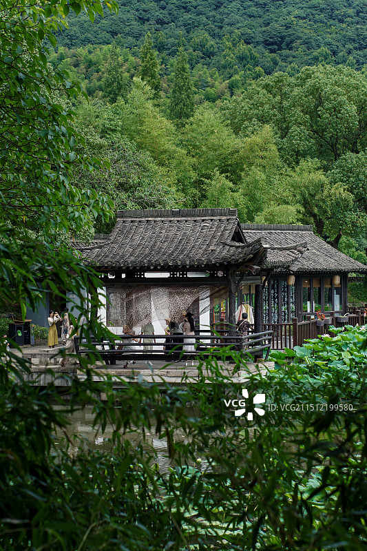 绍兴兰亭景区图片素材