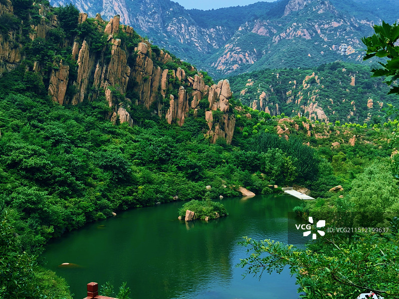 秦皇岛抚宁区冰塘峪长城风情大峡谷景区图片素材