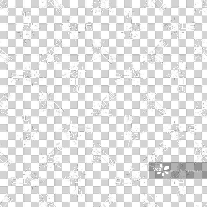 火箭撞击爆炸概念（深色线条）图片素材