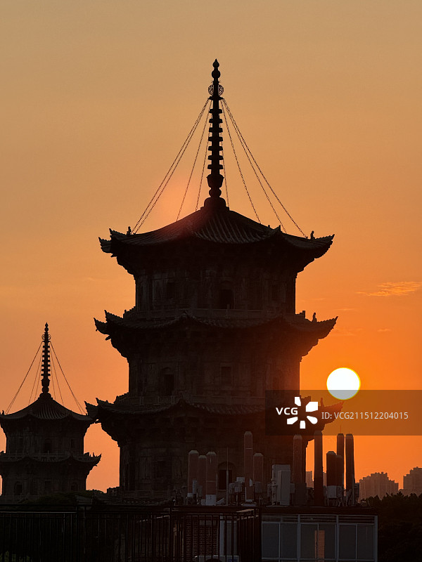 夏天的泉州开元寺图片素材