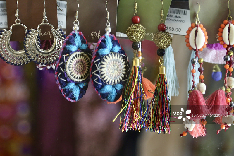 民族风耳饰图片素材