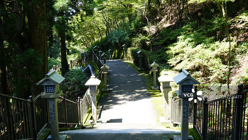 日本静冈县滨松市秋叶山本宫秋叶神社图片素材