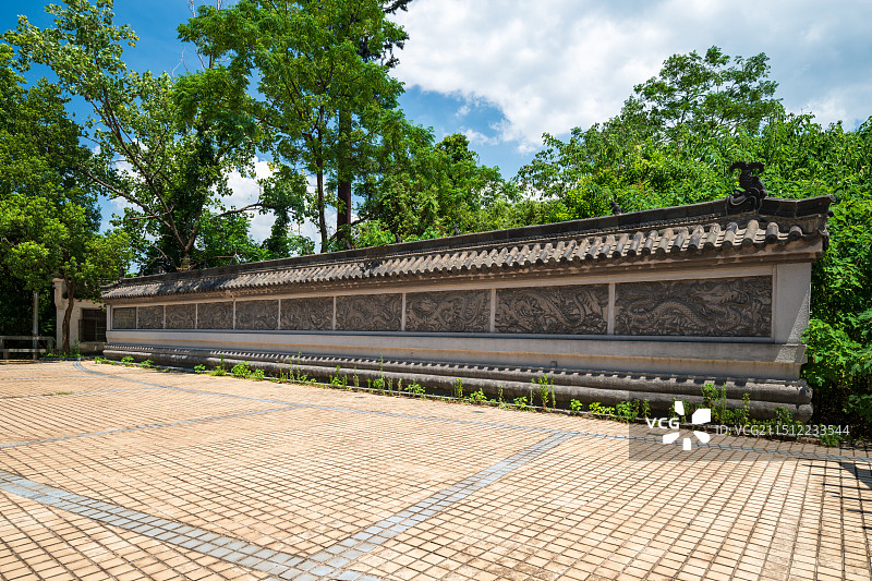 合肥4A紫微洞风景区-九龙壁图片素材