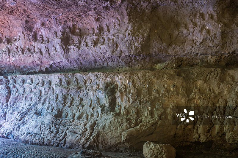 合肥4A紫微洞风景区-王乔洞石窟图片素材