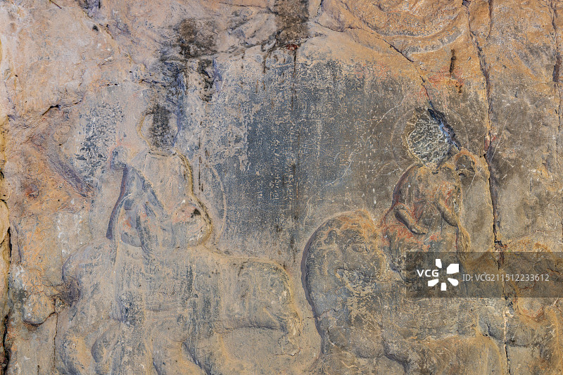 合肥4A紫微洞风景区-王乔洞石窟图片素材