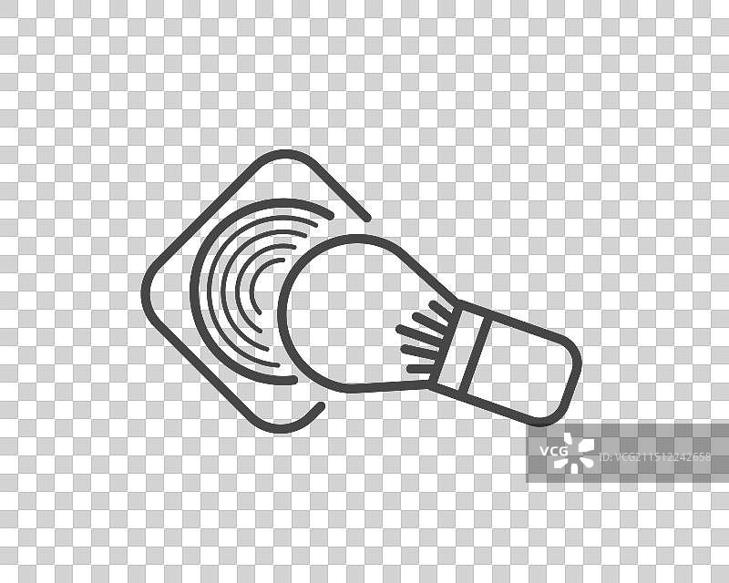 化妆和化妆品线性图形图标图片素材