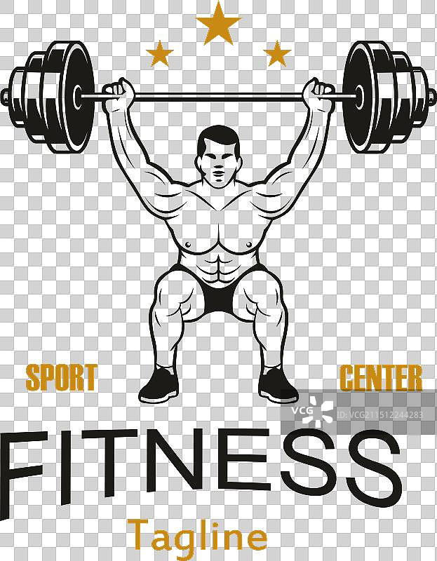 健身房logo模板设计图片素材