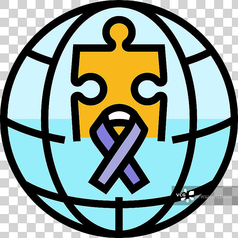 世界疟疾日彩色图标图片素材