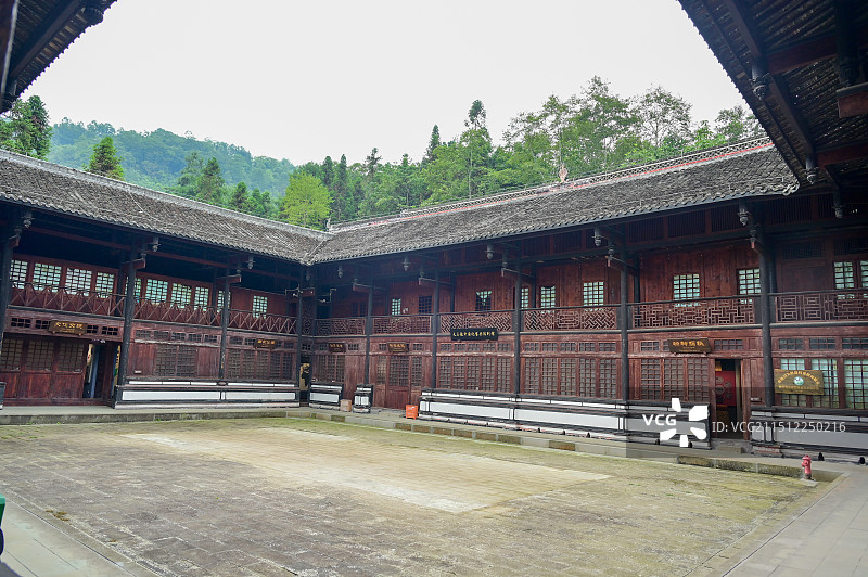 雅安蜂桶寨邓池沟景区图片素材