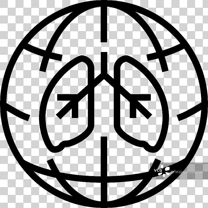 世界肝炎日线性图标图片素材