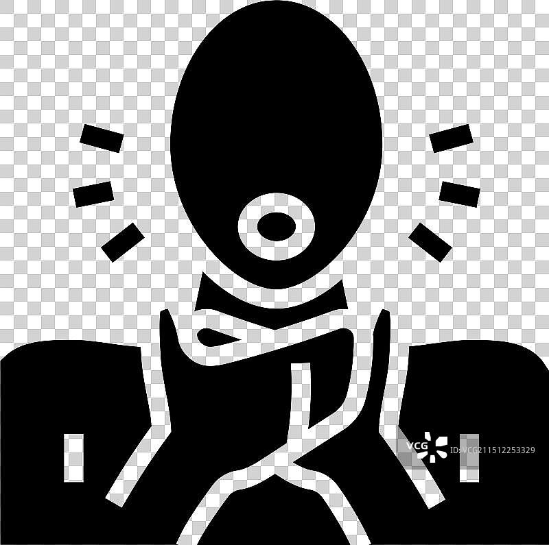 家庭窒息受伤事故标志图标图片素材