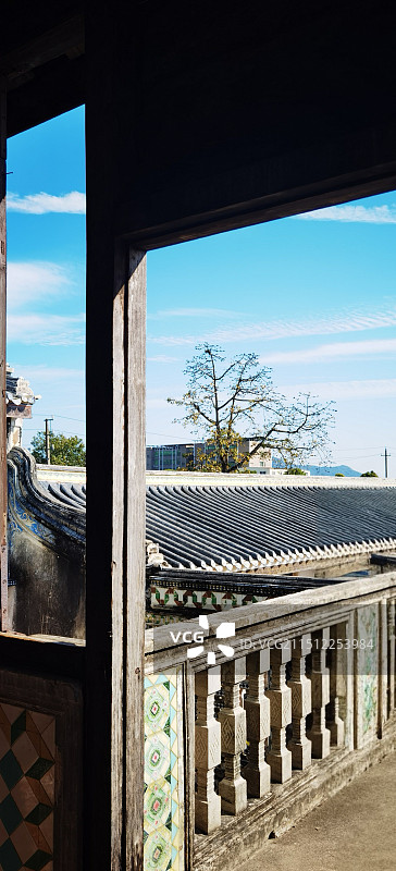 广东汕头陈慈黉故居一角图片素材