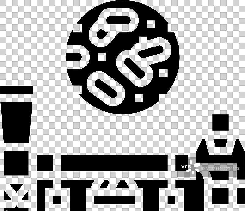 干燥木颗粒符号图标图片素材