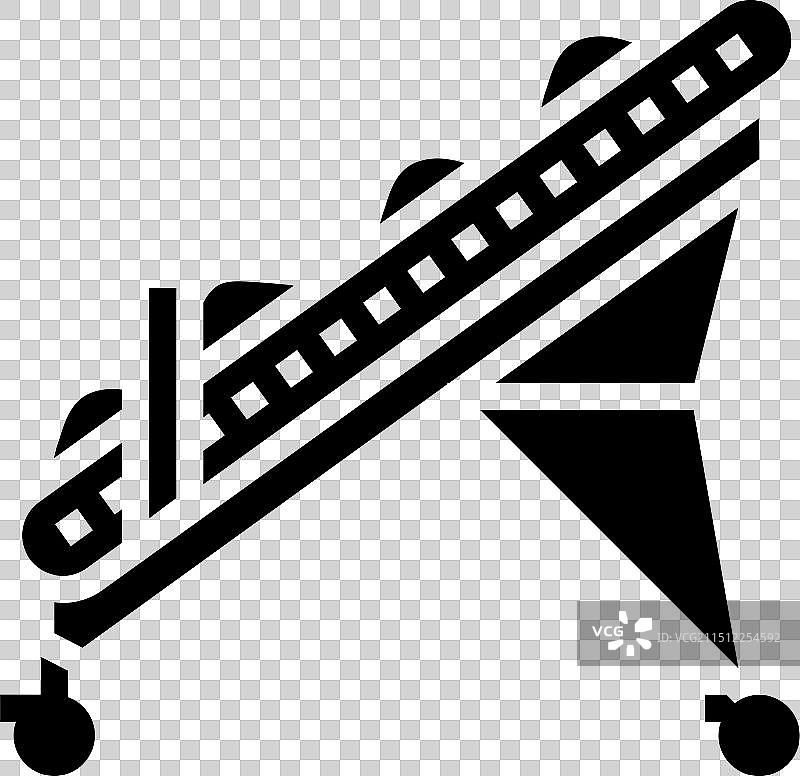 传送带木屑颗粒图标图片素材