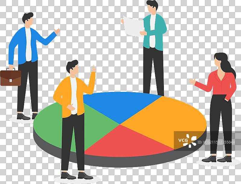 谈判共同商业利益共享图片素材