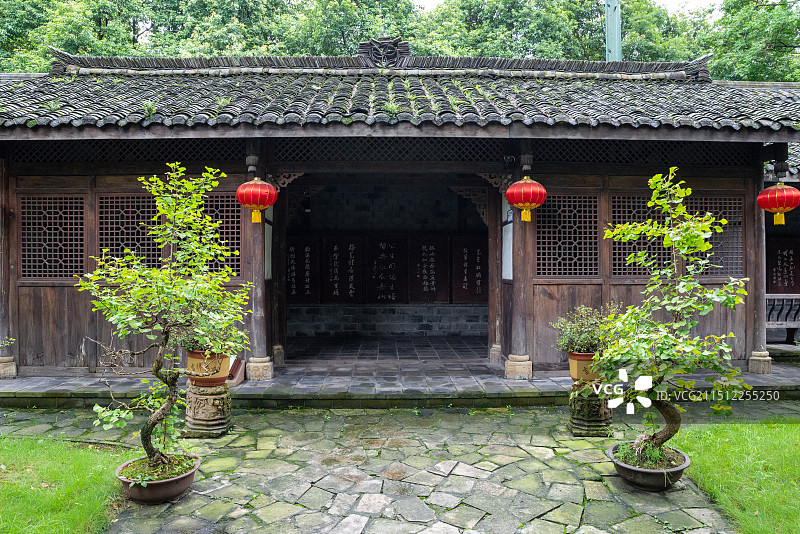 乐山郭沫若故居图片素材