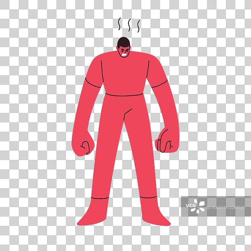 愤怒狂暴的角色，具有攻击性图片素材