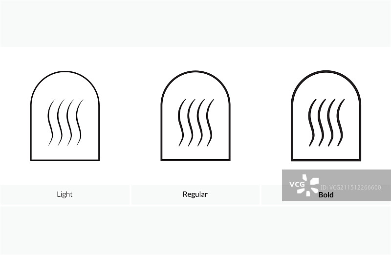 十诫图标，常规和粗体图片素材