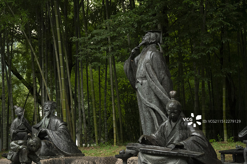 绍兴兰亭景区图片素材