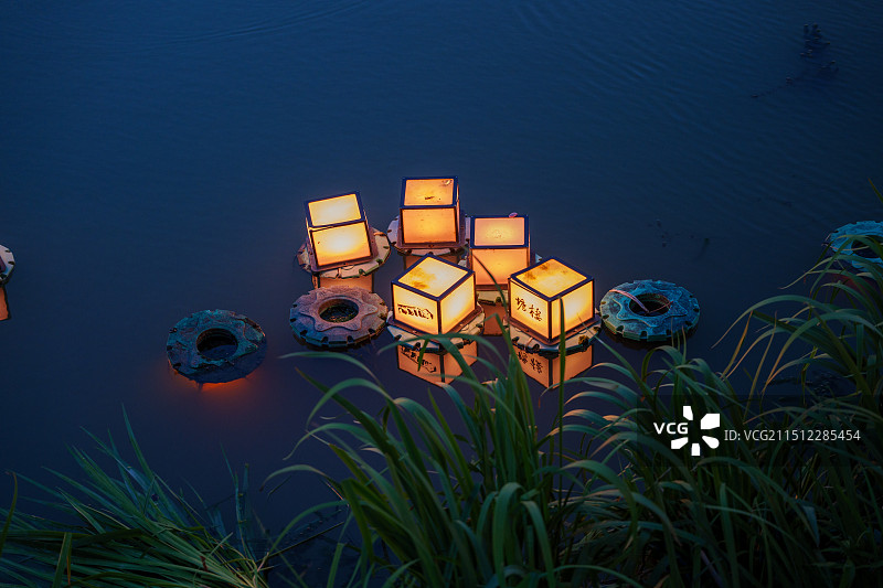 杭州余杭运河.塘栖古镇景区图片素材