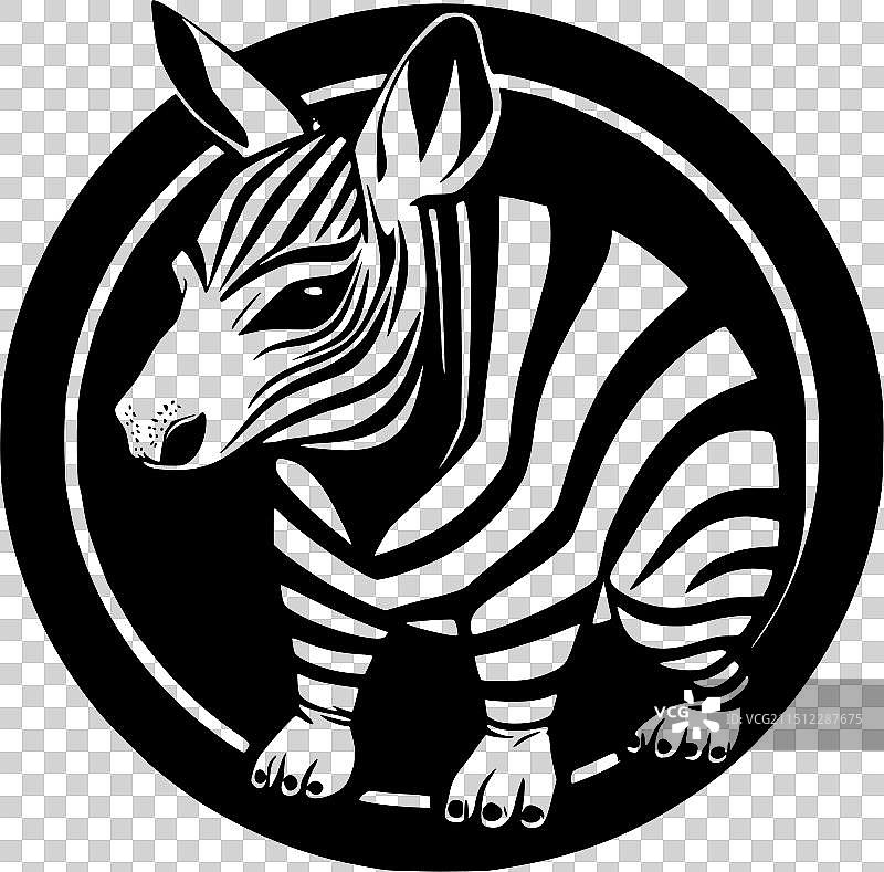 高品质犰狳Logo（T恤适用）图片素材