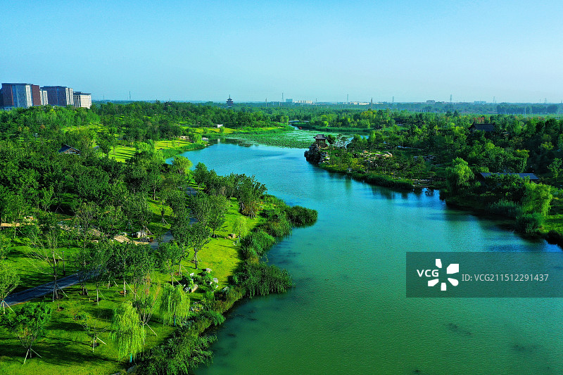 雄安新区悦榕公园中苑图片素材