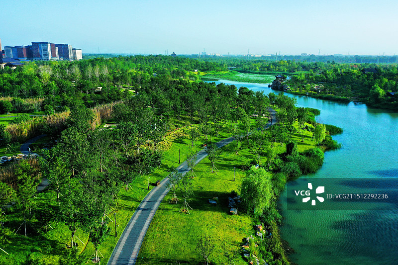 雄安新区悦榕公园中苑图片素材