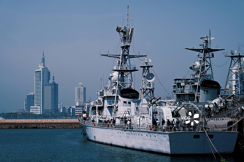 青岛中国海军博物馆图片素材