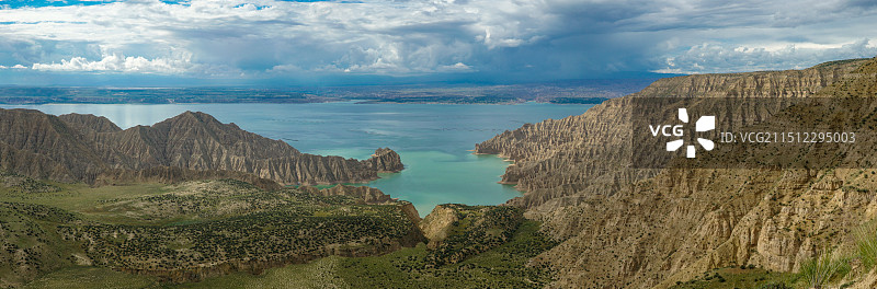龙羊峡 舌头 国产三文鱼 丹霞地貌图片素材