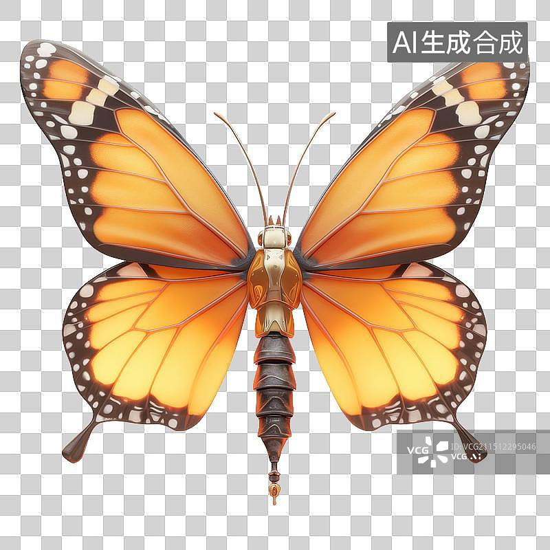 【AI数字艺术】蝴蝶元素图片素材
