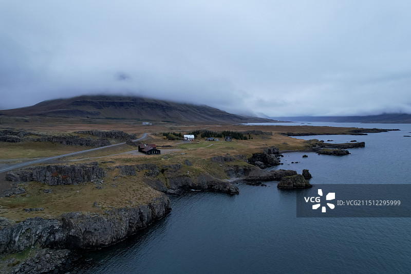 海边的小屋图片素材