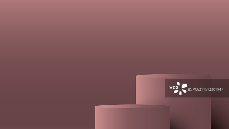 简约墙面场景上的3D渐变领奖台图片素材
