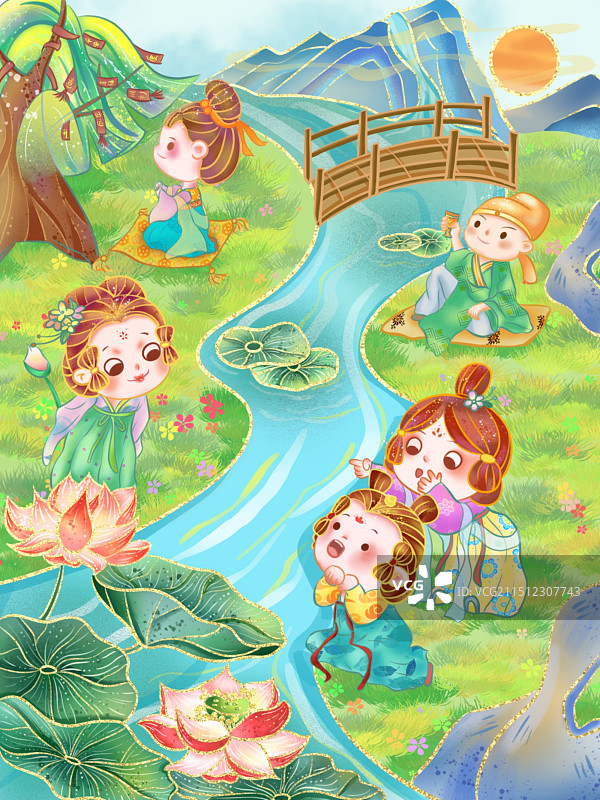 秋日游园会图片素材