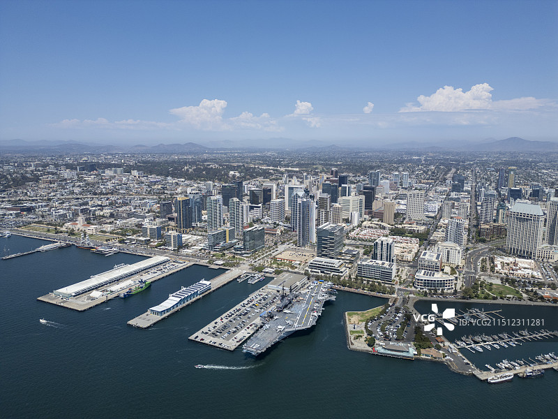 圣地亚哥天际线图片素材