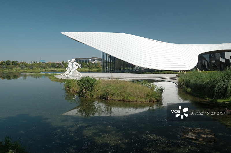 成都市天府美术馆，天府艺术公园图片素材