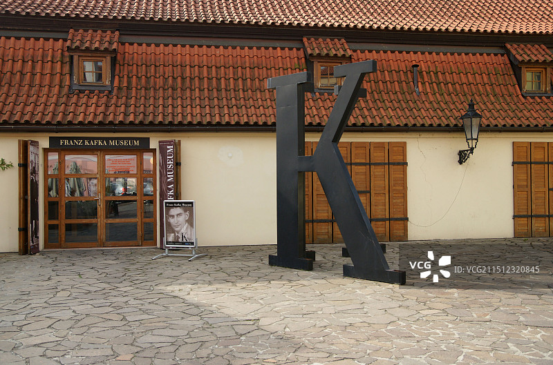 捷克共和国布拉格卡夫卡博物馆图片素材