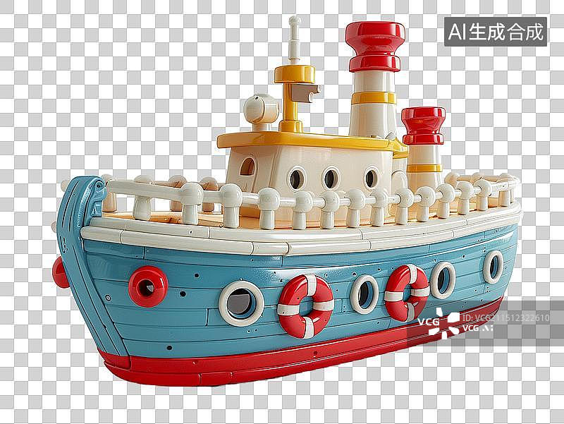 【AI数字艺术】儿童玩具卡通3D小火车救护车消防车卡丁车碰碰车越野车拖拉机公交车吊车铲车挖掘机轮船飞机图片素材