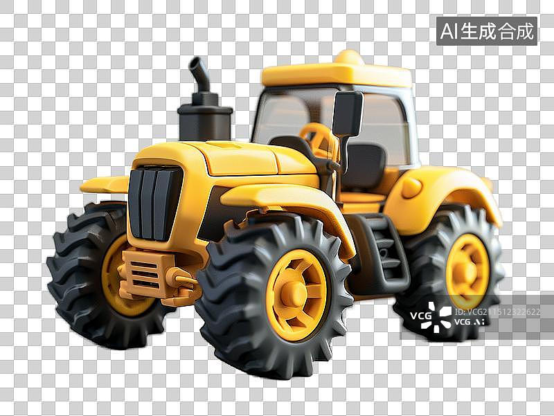 【AI数字艺术】儿童玩具卡通3D小火车救护车消防车卡丁车碰碰车越野车拖拉机公交车吊车铲车挖掘机轮船飞机图片素材